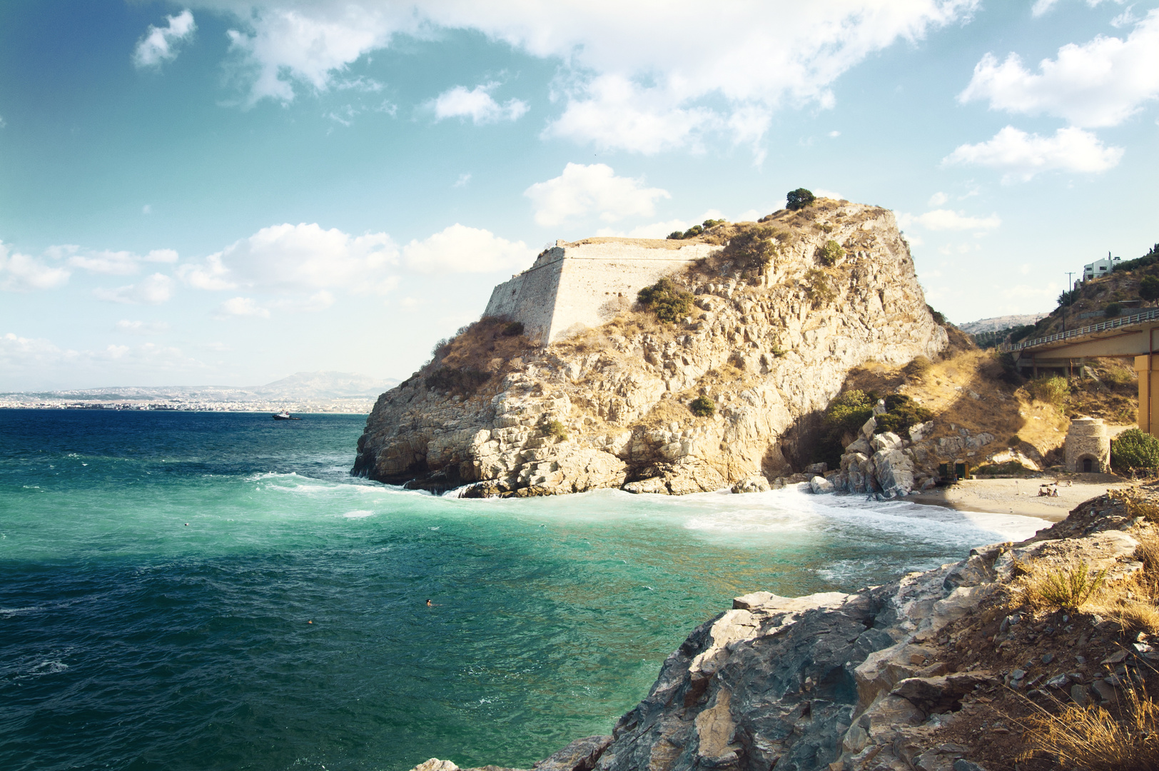 Strand Richtung Heraklion