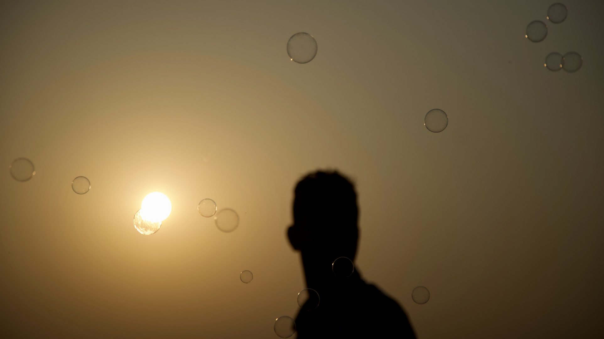 Strand Silhouetten Juhu 