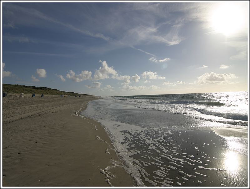 Strand so weit das Auge reicht