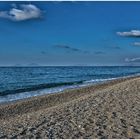 Strand Torrenova, am Horizont der Ätna