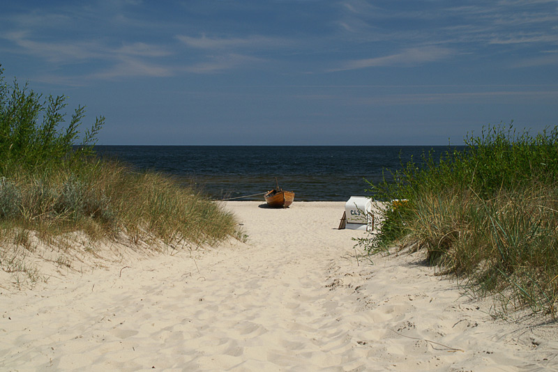 Strand und Boot