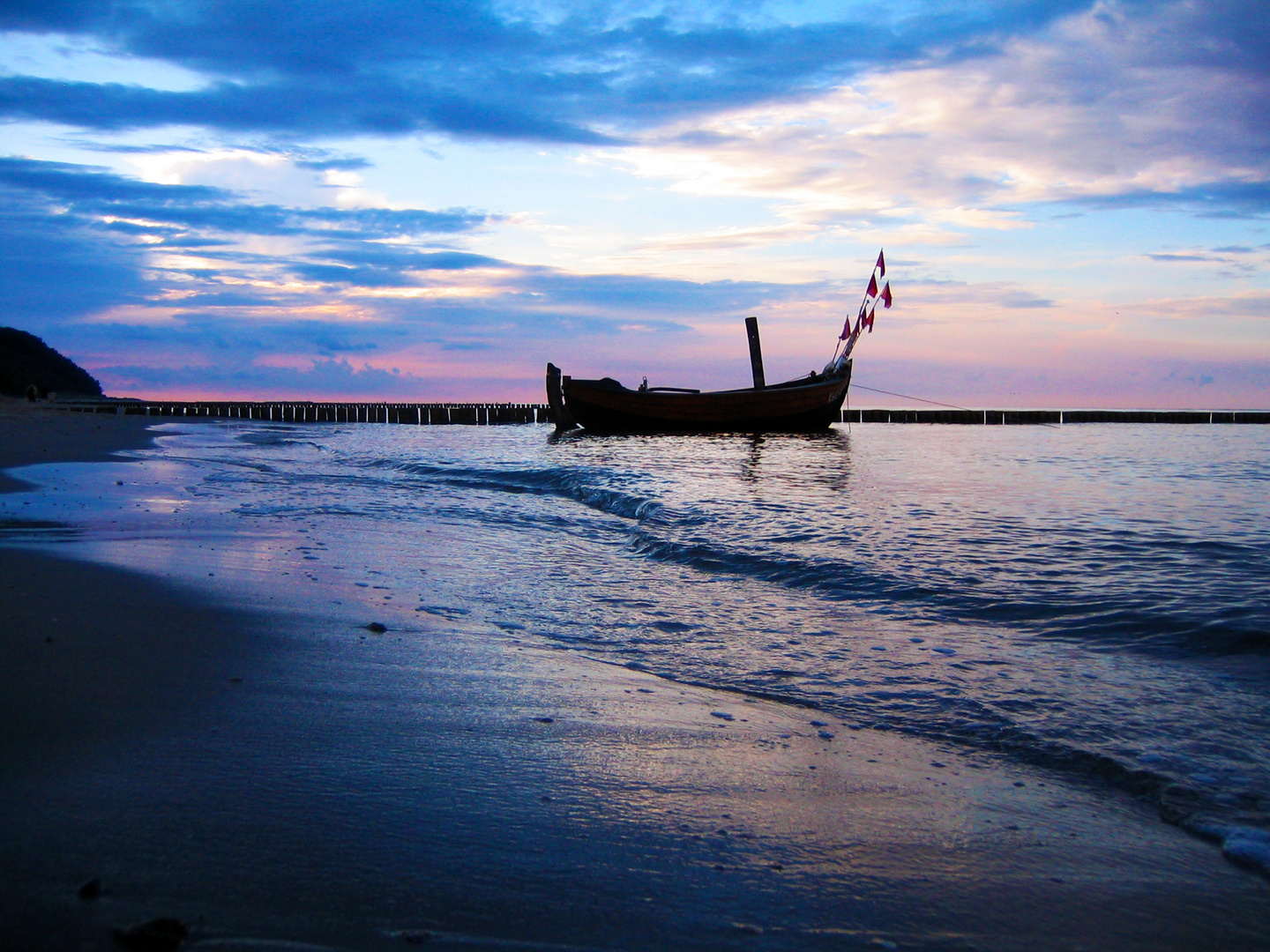 Strand und Boot