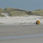 Strand und Dünen zwischen Nebel und Süddorf