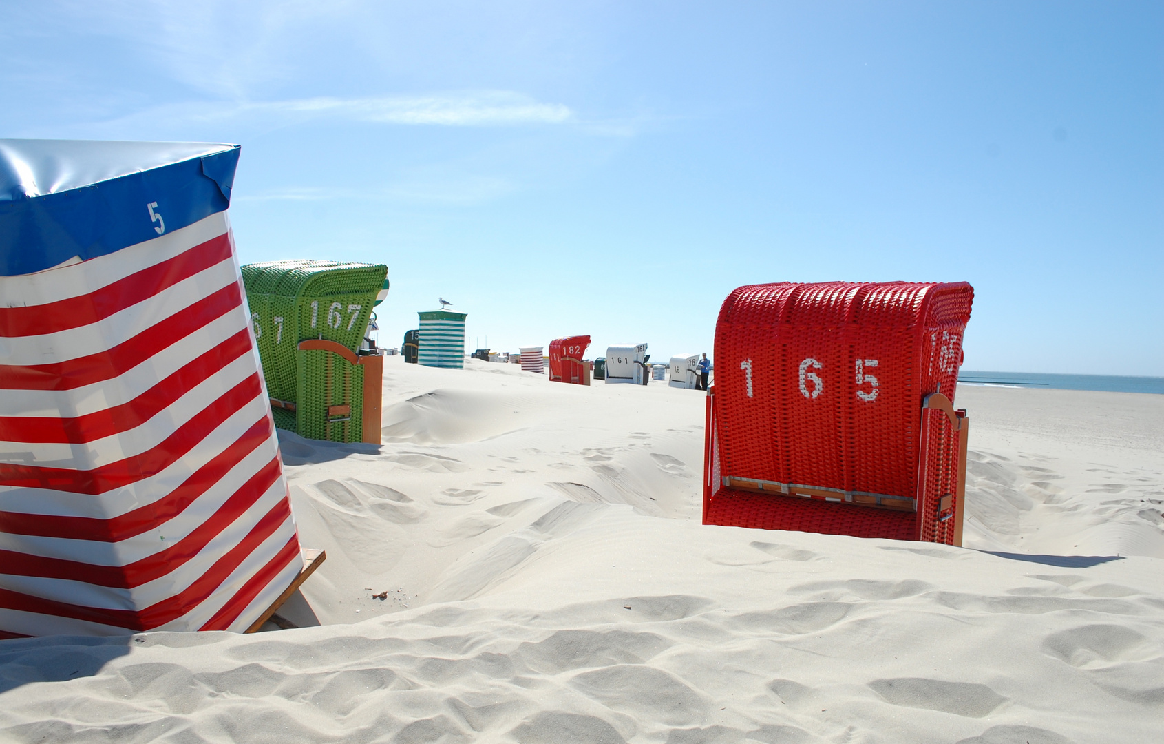 Strand und Korb