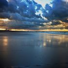 Strand und Meer bei Bredene in Flandern - Belgien