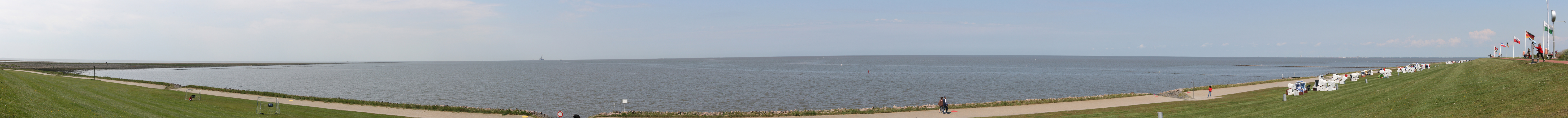 Strand und Nordsee in Friedrichskoog