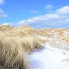 Strand und Schnee