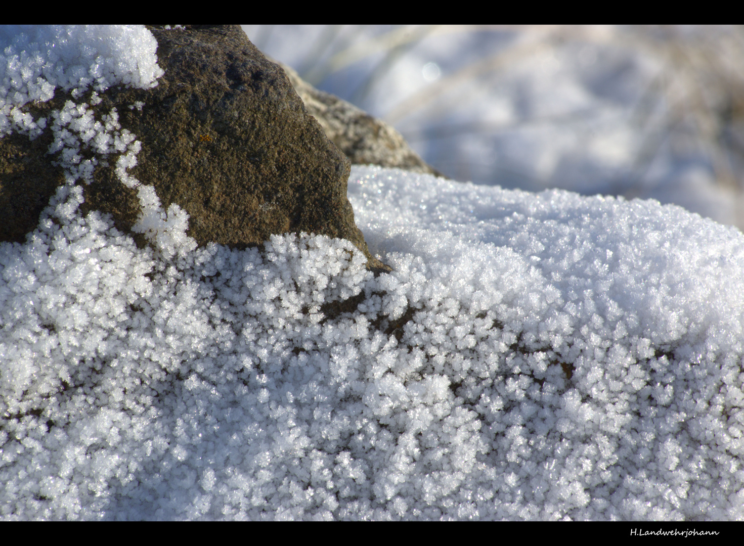 Strand und Schnee