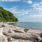 Strand und Wanderweg nach Stubbenkammer bei Sassnitz 