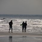 Strand und Wellen