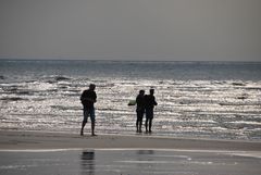 Strand und Wellen