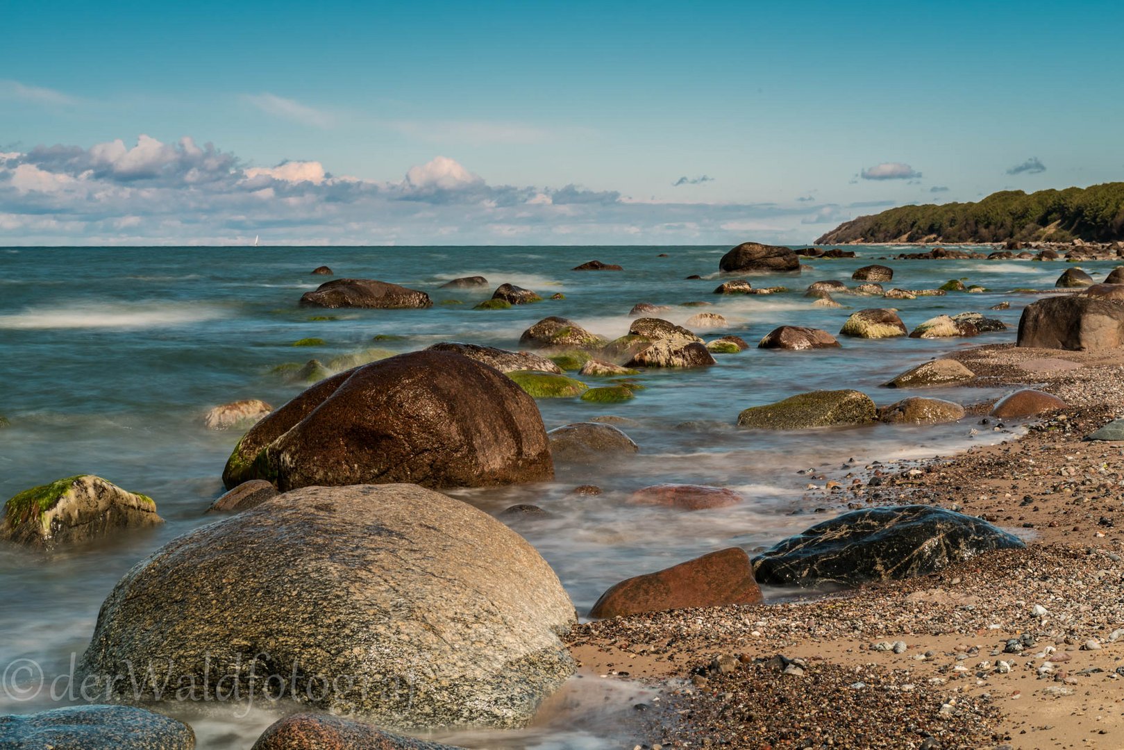 Strand unter der Steilküste der Schwarbe