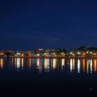 Strand von Antibes by night