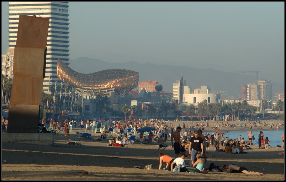 Strand von Barcelona