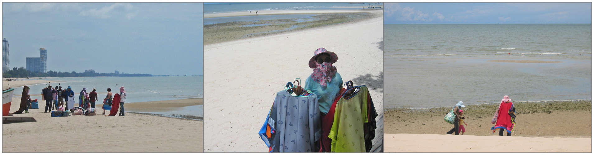 Strand  von Cha Am in Thailand