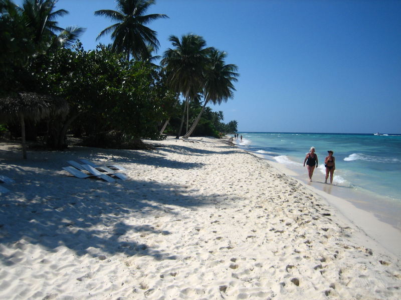 Strand von der Bacardi Insel