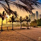 Strand von Emirates Palace Hotel - Abu Dhabi