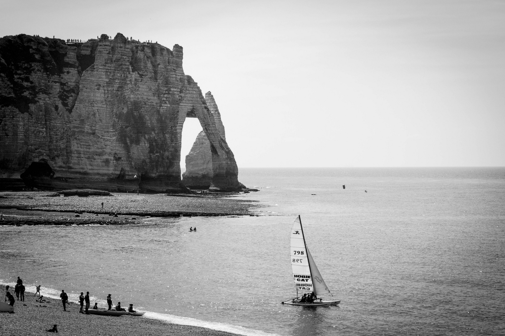 Strand von Etretat