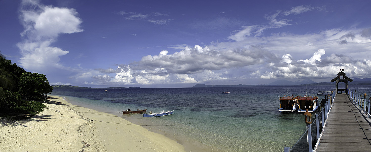 Strand von Gangga Island - Indonesien