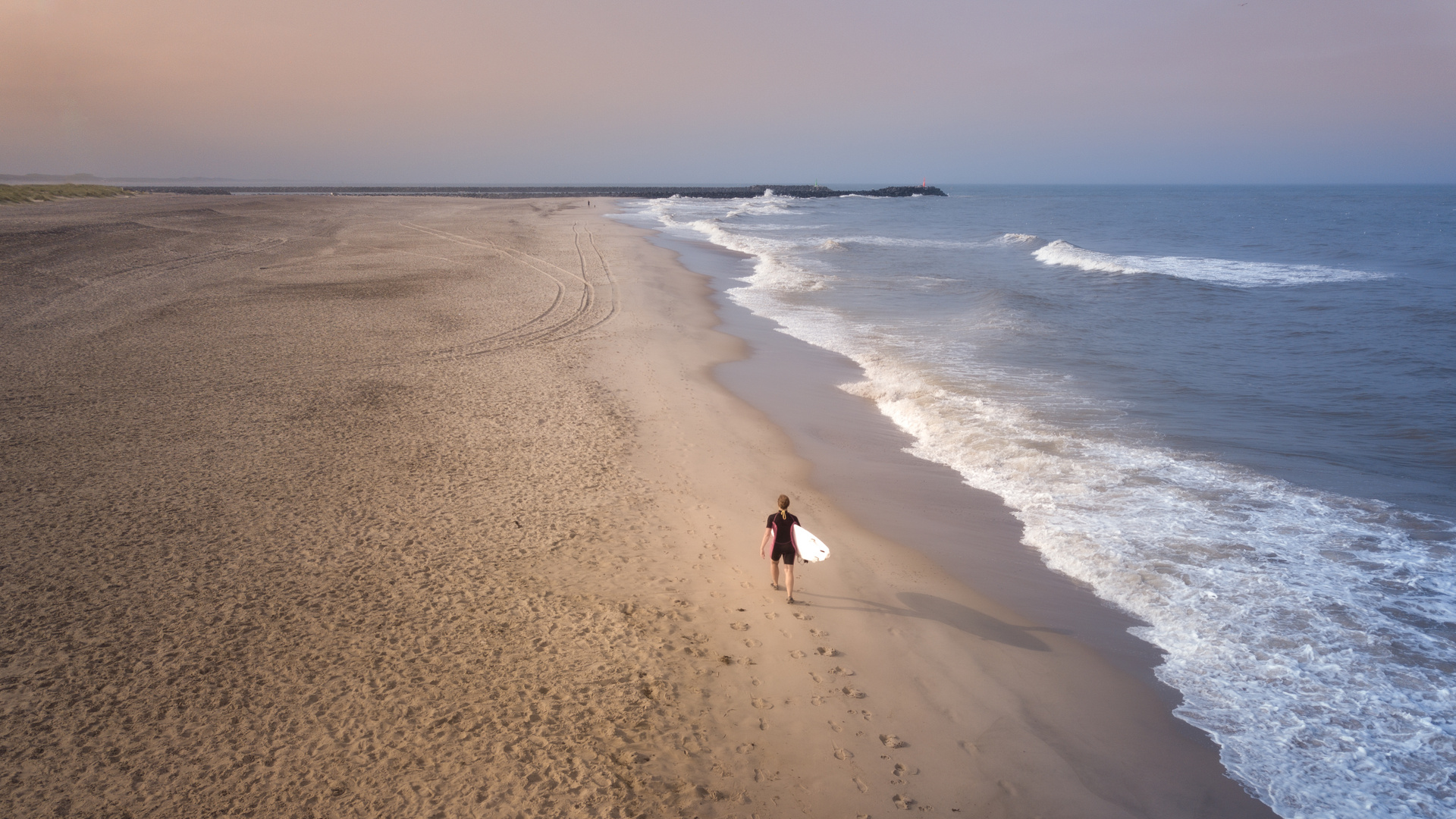 Strand von Hvide Sande in Dänemark