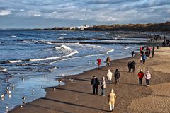 Strand von Kolberg in der Nachsaison