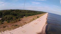 Strand von Koserow in Richtung Zinnowitz