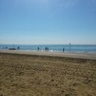 Strand von Lignano am Morgen