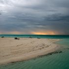 Strand von Merru bei Sonnenuntergang