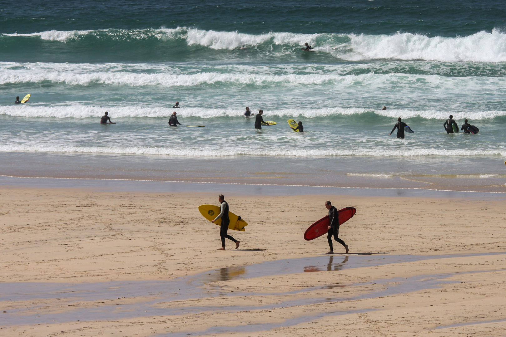 Strand von NEWQUAY in Cornwall