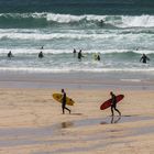 Strand von NEWQUAY in Cornwall