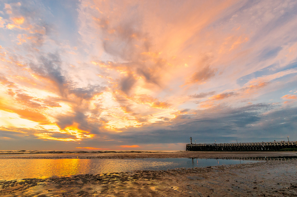 Strand von Nieuwpoort/ Belgien