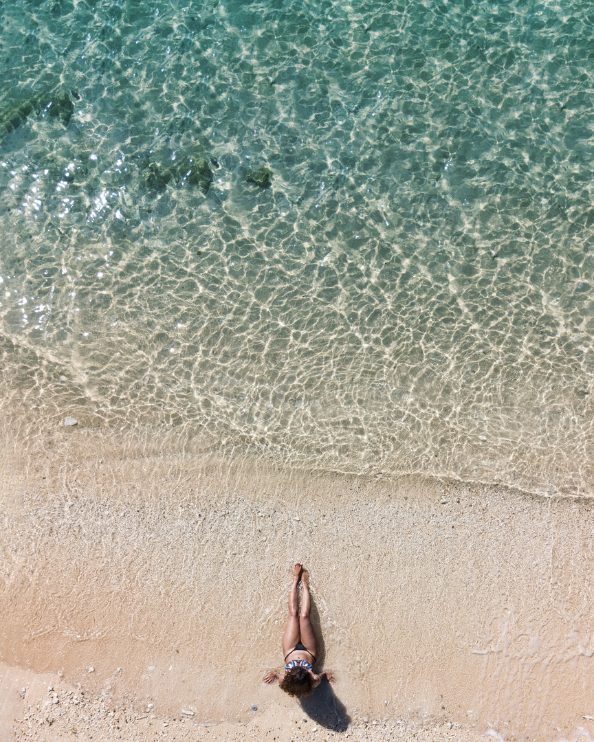 Strand von oben