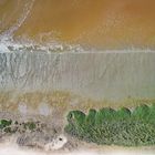 Strand von oben, Dangast/Deutschland