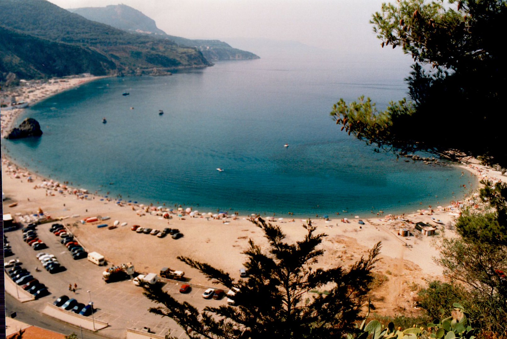 Strand von Palmi in Italien