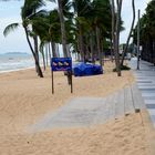 Strand von Pattaya, Thailand (Jomtien) während der Corona Pandemie