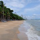 Strand von Pattaya, Thailand (Jomtien) während der Corona Pandemie