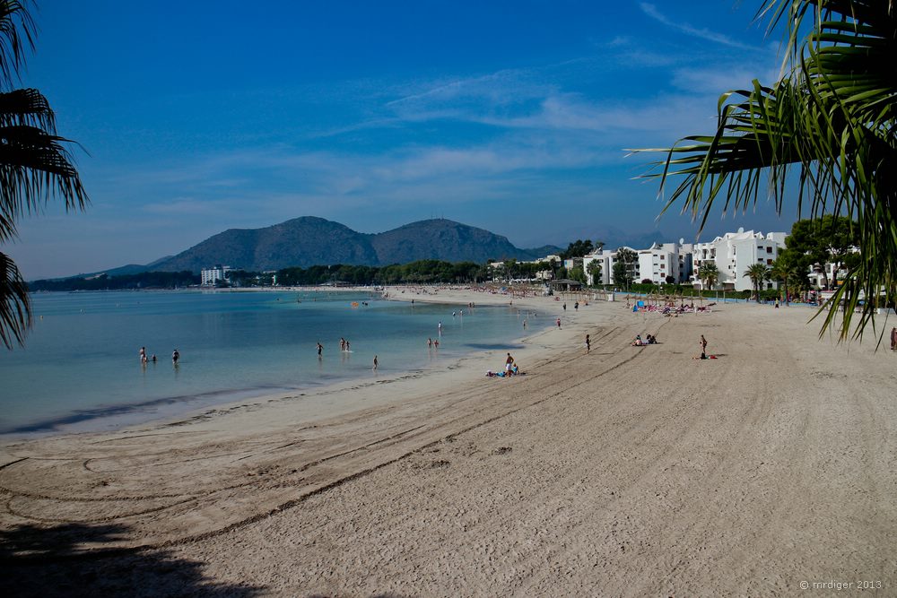 Strand von Puerto de Alcudia Mallorca