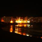 Strand von Puerto de la Cruz bei Nacht