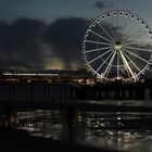 Strand von Scheveningen bei Nacht