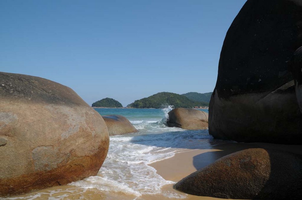 Strand von Trindade bei Paraty (Bundesstaat Rio de Janeiro)