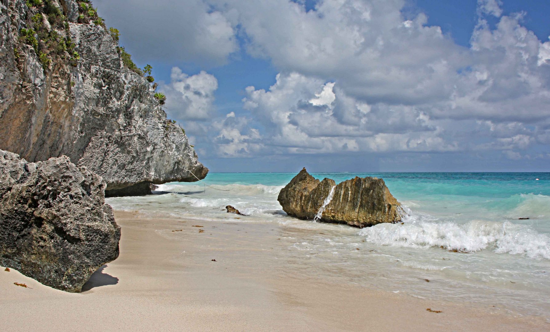 Strand von Tulum (Mexico)