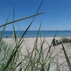 Strand, Wasser; Himmel