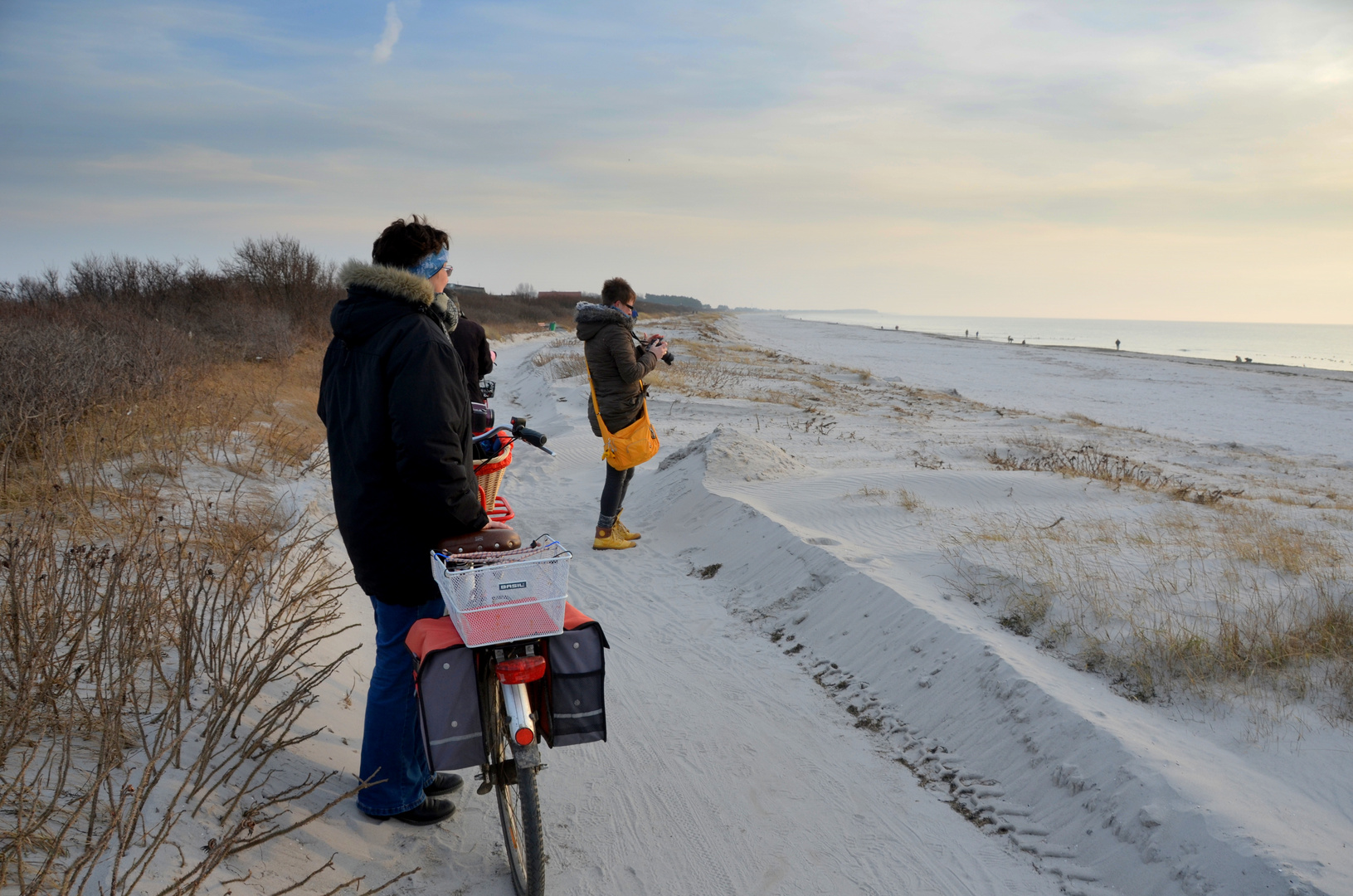 Strandabend im Februar