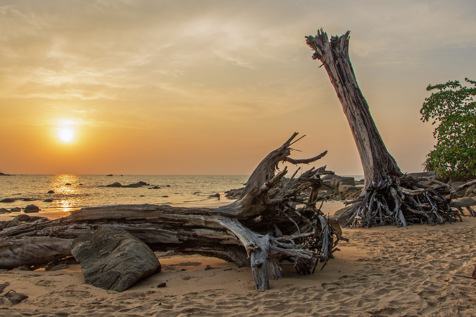 Strandabend Khao Lak Thailand