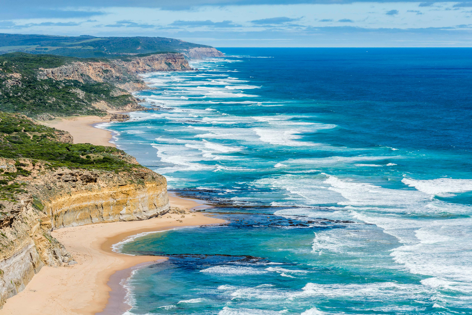 Strandabschnitt entlang der Great Ocean Road