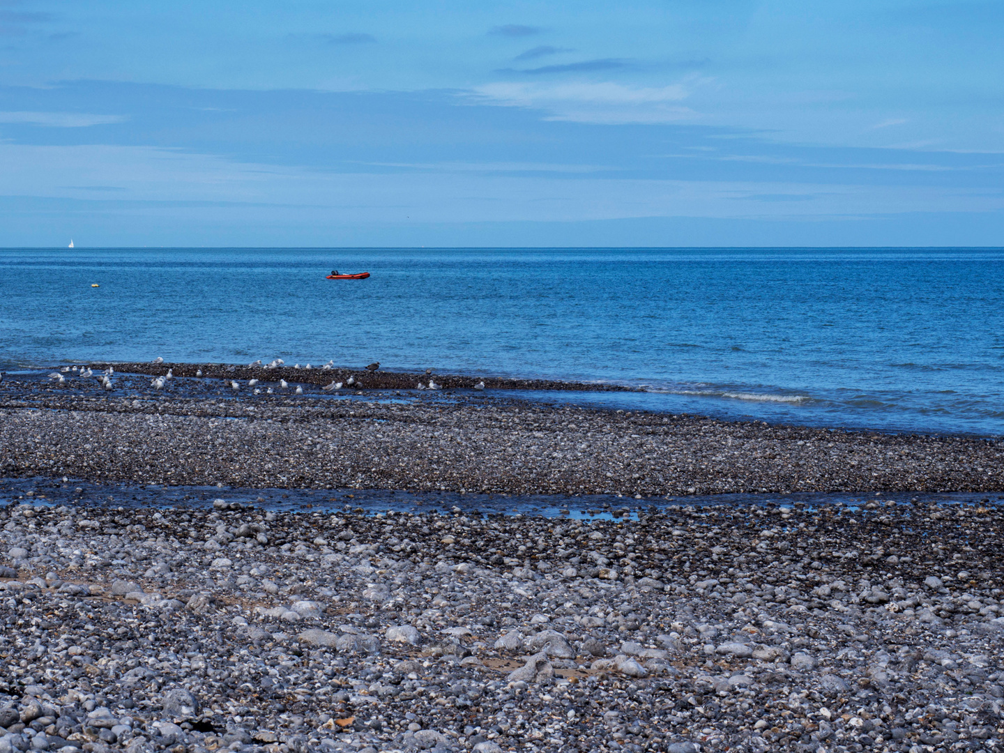 Strandabschnitt in der Normandie