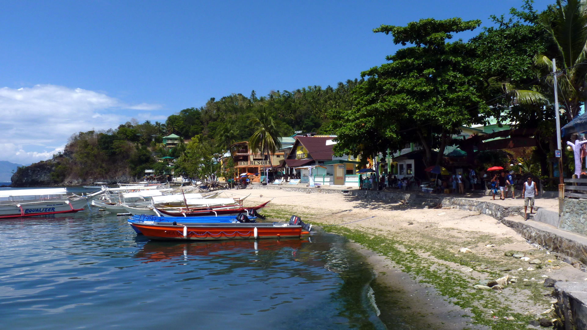 Strandabschnitt Puerto Galera Philippinen