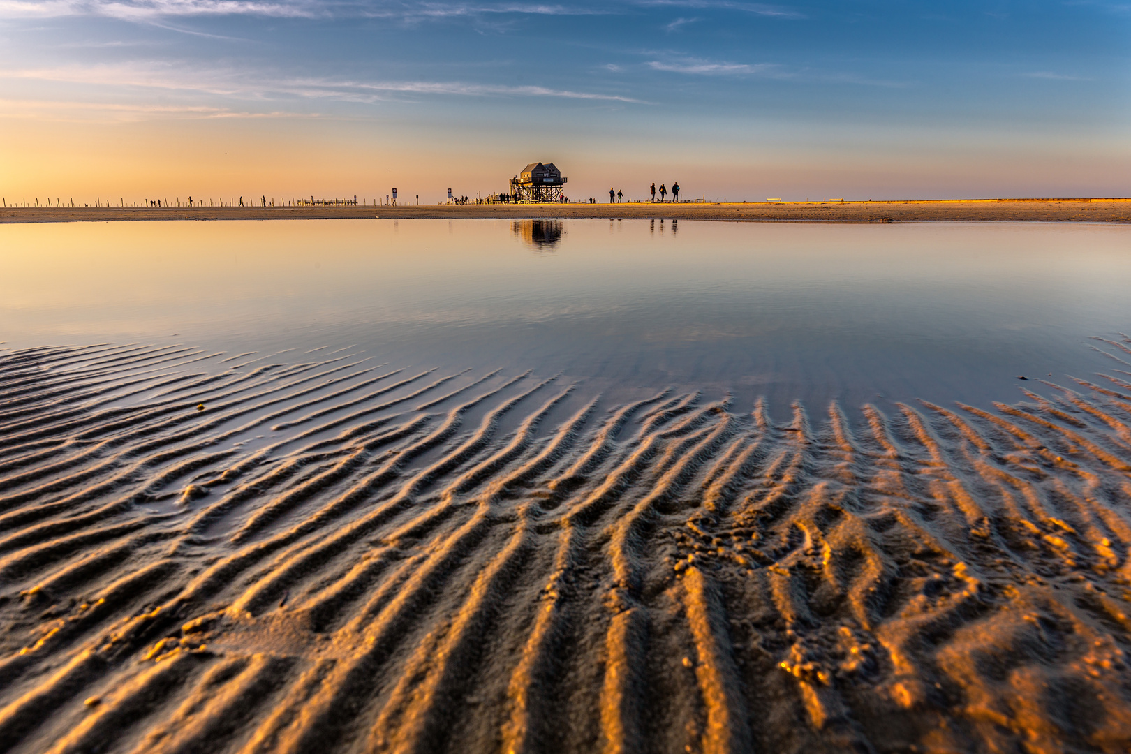 Strandansichten SPO im Abendlicht