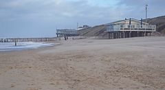 Strandarchitektur bei Domburg, Provinz Zeeland (NL)