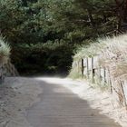 Strandaufgang im Sturm